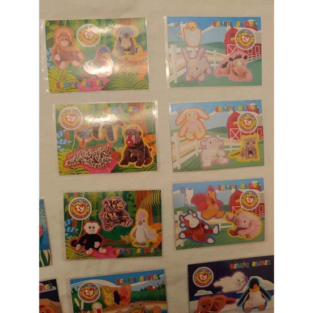 TY Beanie Babies BBOC Stickers - Series 3 20 cards 3 stickers per card